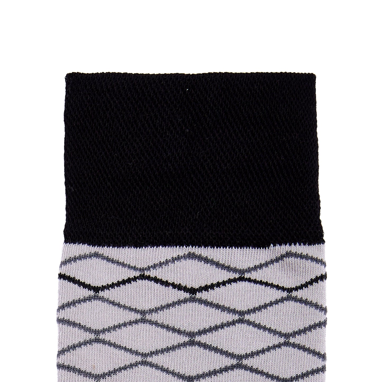 Calcetin de Moda para Caballero con Diseño de zigzag