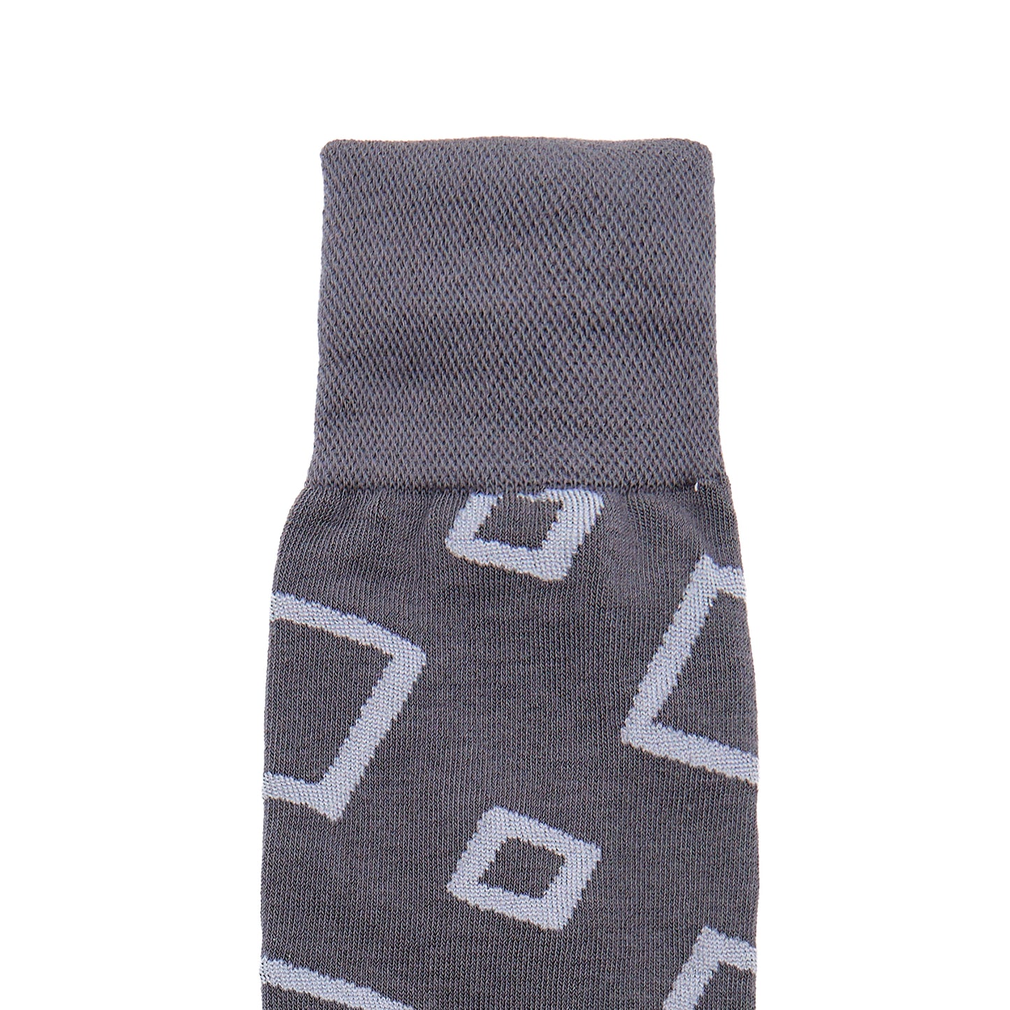 Calcetin de Moda para Caballero con Diseño de Cuadrados