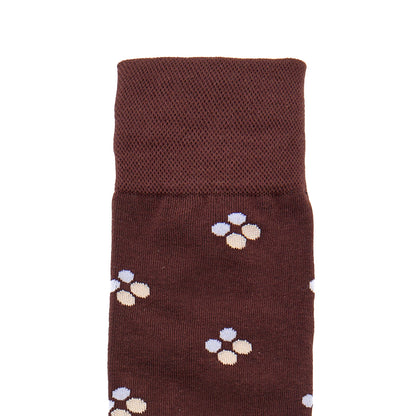 Calcetin de Moda para Caballero con Diseño de Flor