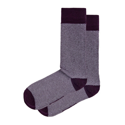 Calcetín de Moda Para Caballero Con Motivos De Punto