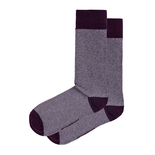 Calcetín de Moda Para Caballero Con Motivos De Punto