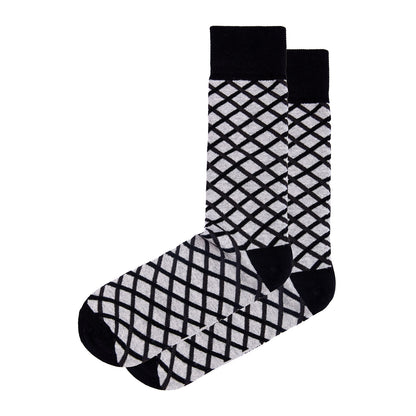 Calcetín de Moda Para Caballero Con Motivos De Tejido
