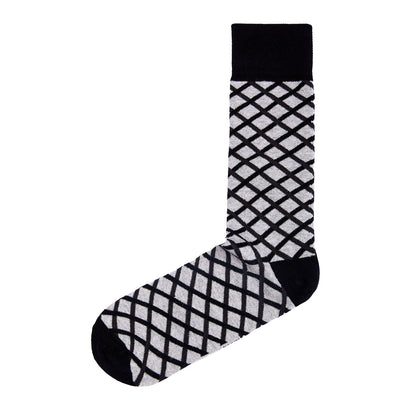 Calcetín de Moda Para Caballero Con Motivos De Tejido