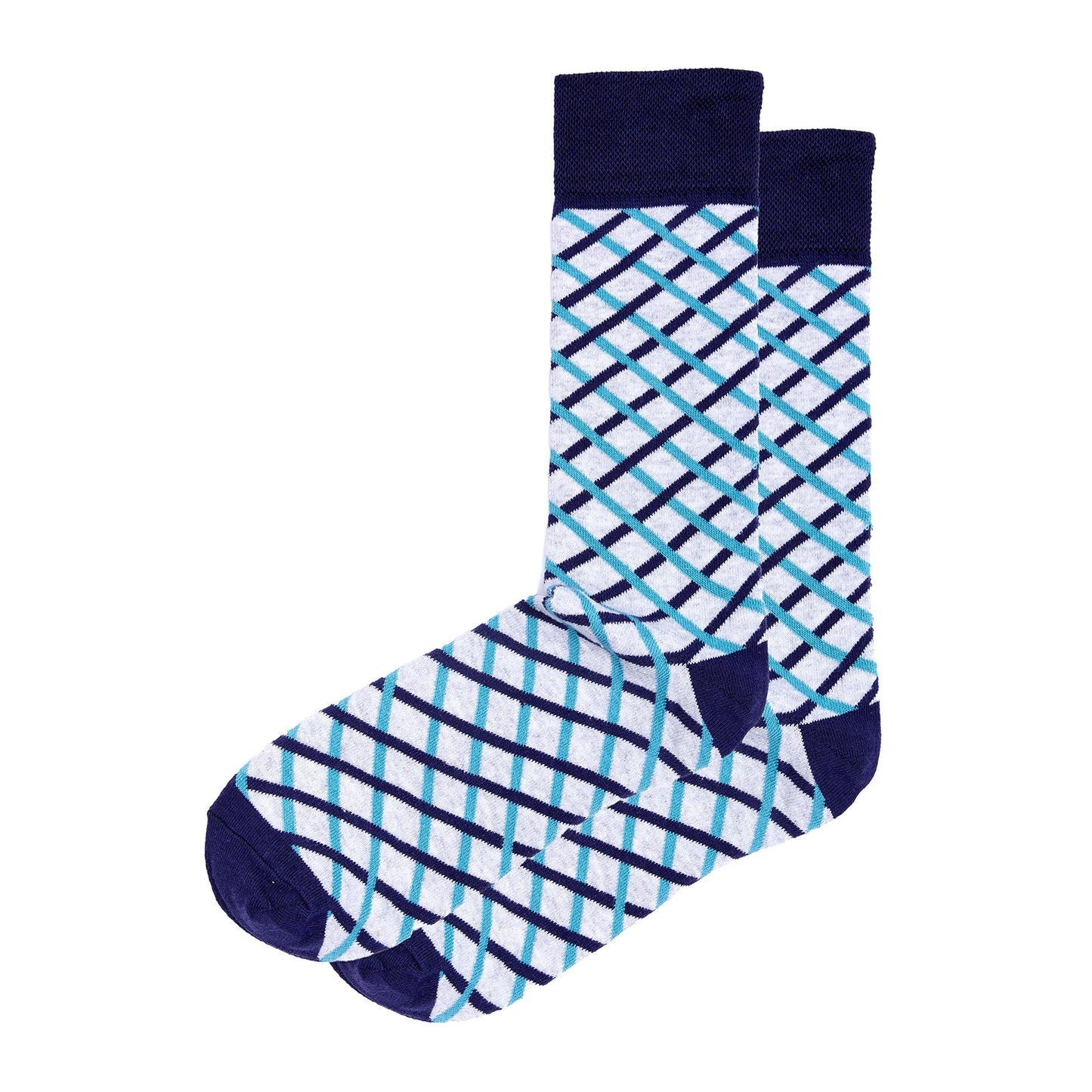 Calcetín de Moda Para Caballero Con Motivos De Tejido