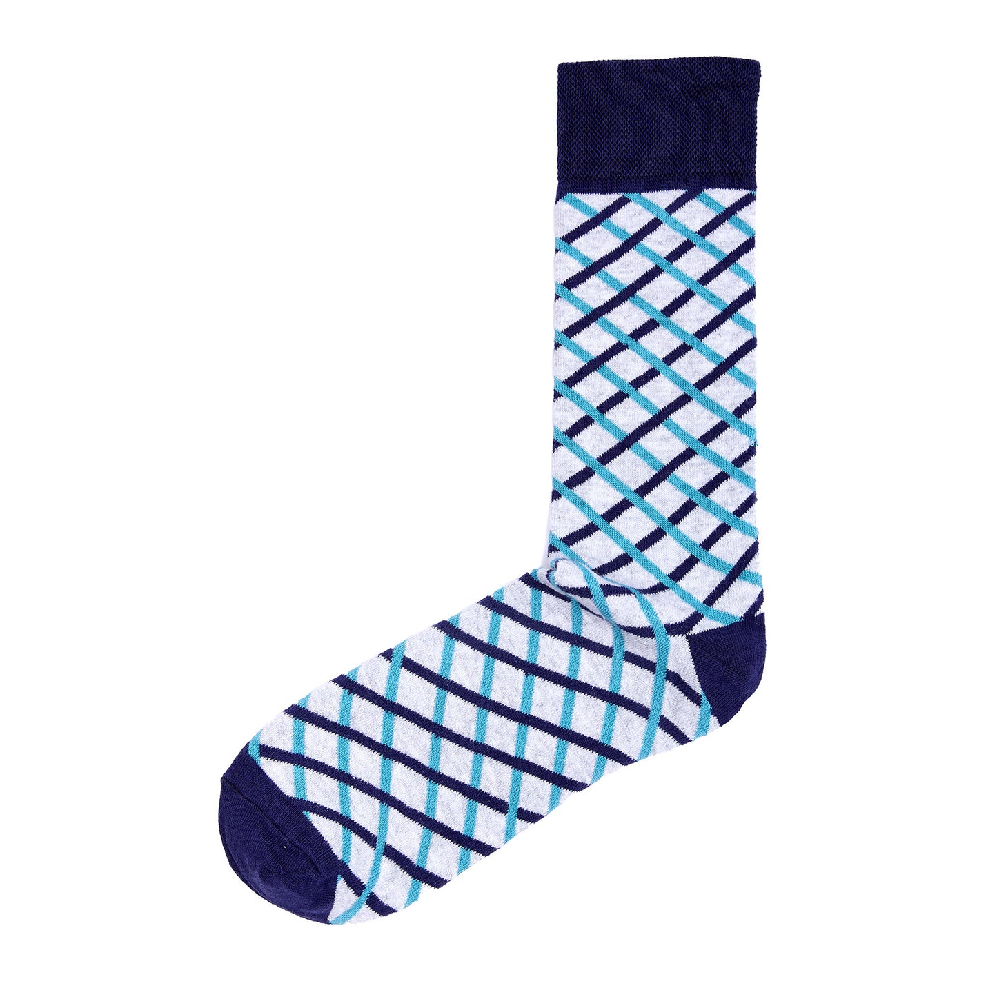 Calcetín de Moda Para Caballero Con Motivos De Tejido