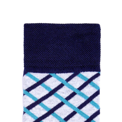 Calcetín de Moda Para Caballero Con Motivos De Tejido