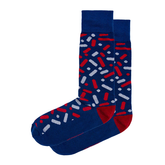 Calcetín de Moda Para Caballero Con Motivos De Confeti