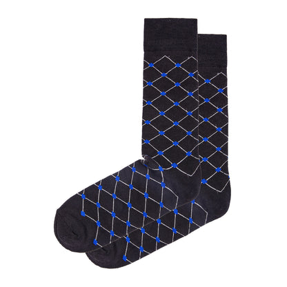 Calcetín de Moda Para Caballero Con Motivos De Red