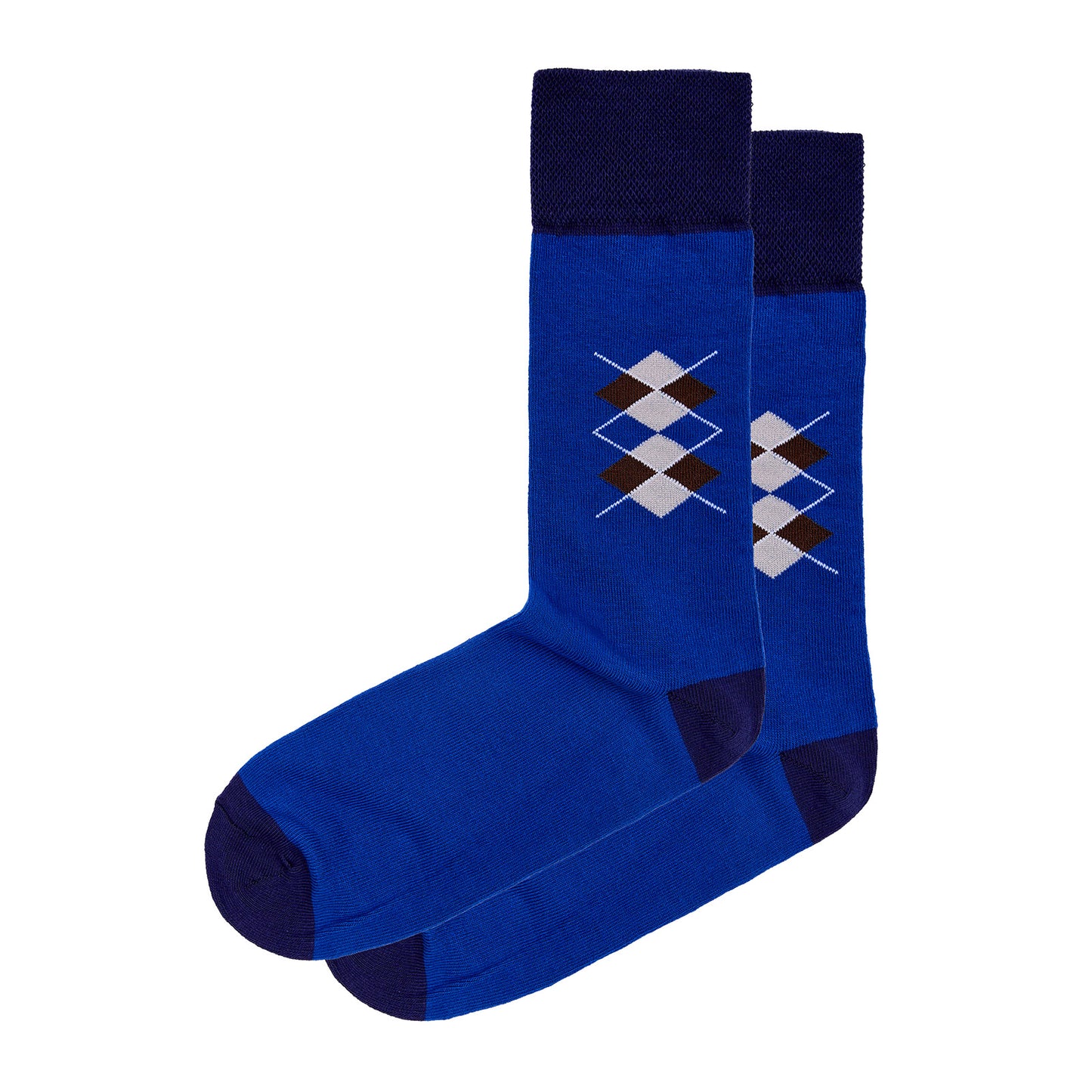 Calcetín de Moda Para Caballero Con Motivos De Rombos