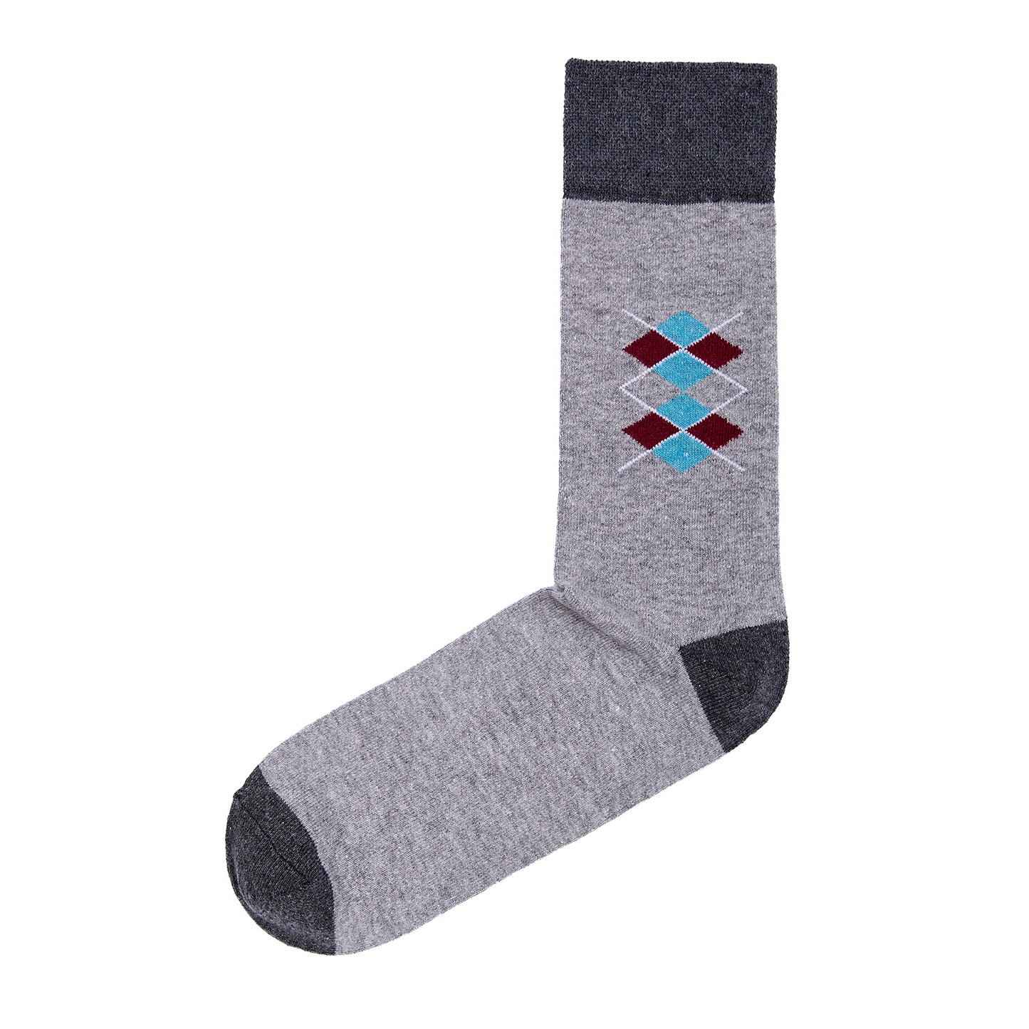 Calcetín de Moda Para Caballero Con Motivos De Rombos