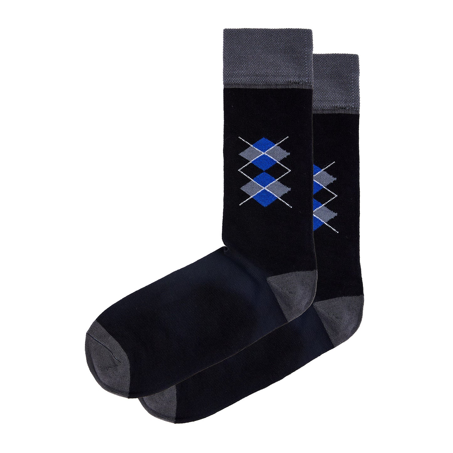 Calcetín de Moda Para Caballero Con Motivos De Rombos