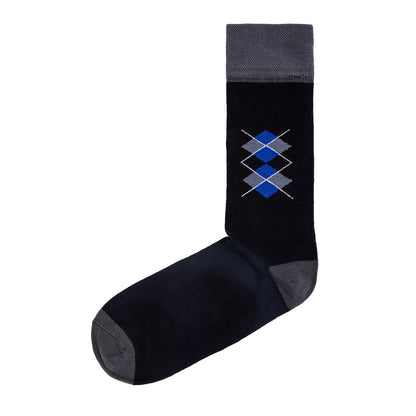 Calcetín de Moda Para Caballero Con Motivos De Rombos
