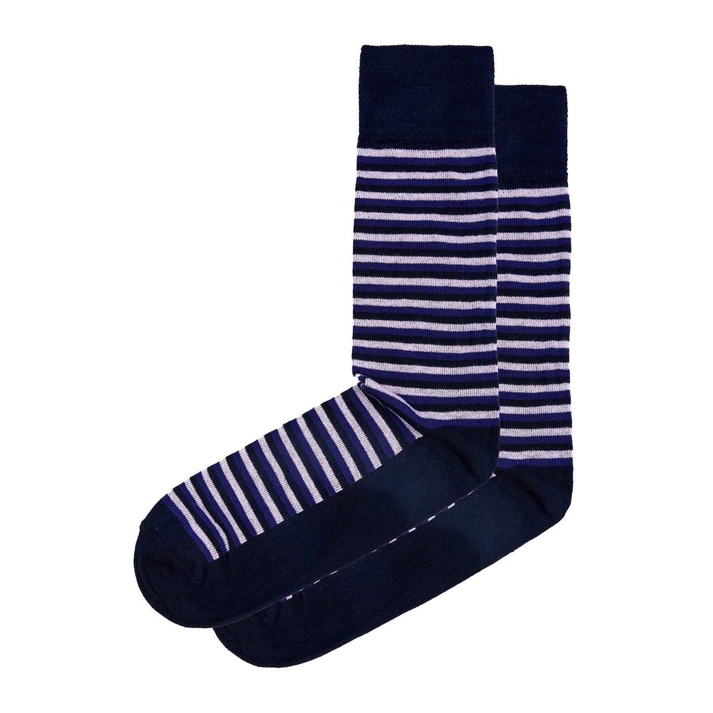 Calcetín de Moda Para Caballero Con Motivos De Líneas