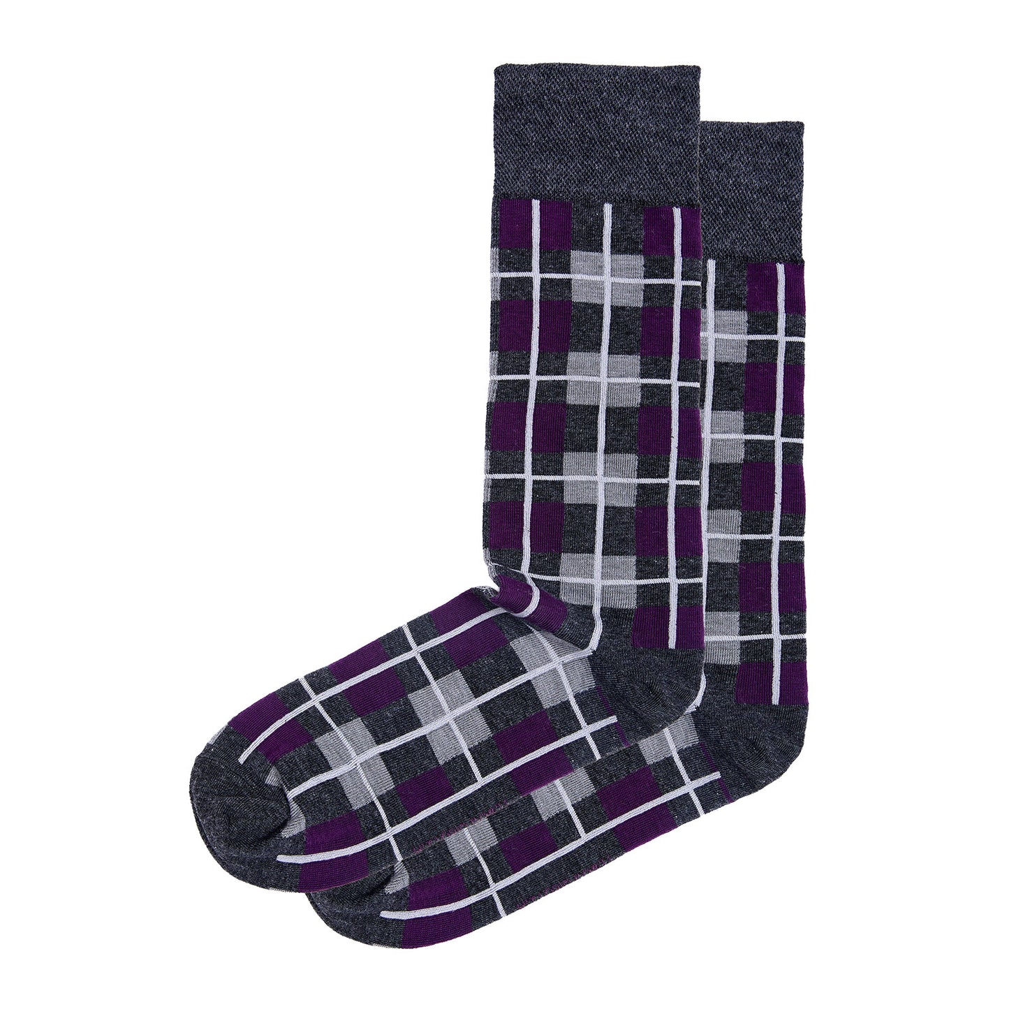 Calcetín de Moda Para Caballero Con Motivos De Cuadros