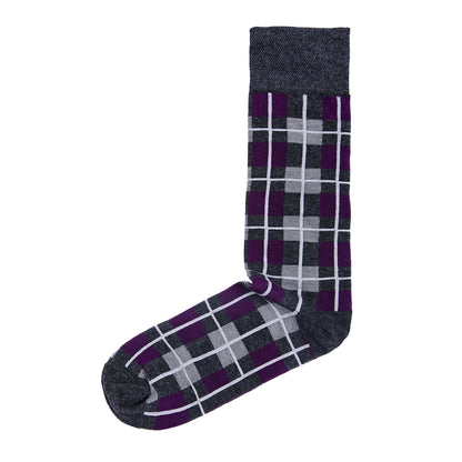 Calcetín de Moda Para Caballero Con Motivos De Cuadros