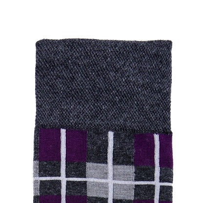 Calcetín de Moda Para Caballero Con Motivos De Cuadros
