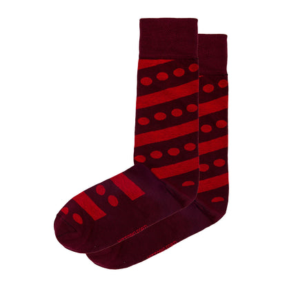 Calcetín de Moda Para Caballero Con Motivos De Bola