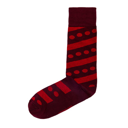 Calcetín de Moda Para Caballero Con Motivos De Bola