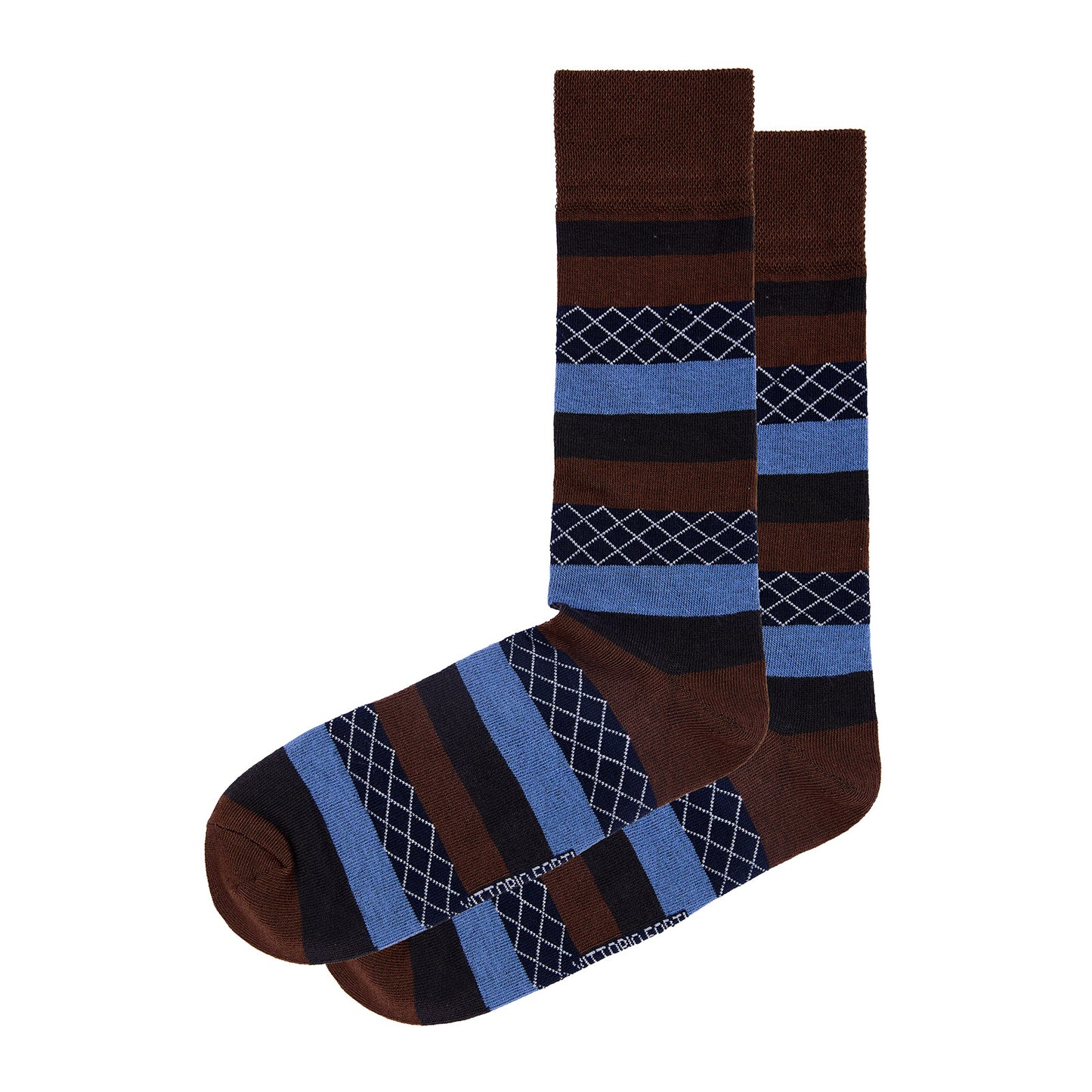 Calcetín de Moda Para Caballero Con Motivos De Raya