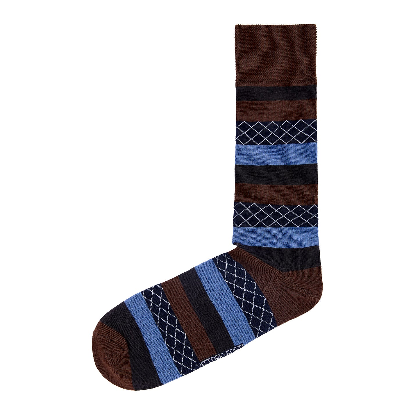 Calcetín de Moda Para Caballero Con Motivos De Raya