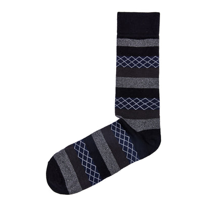 Calcetín de Moda Para Caballero Con Motivos De Raya