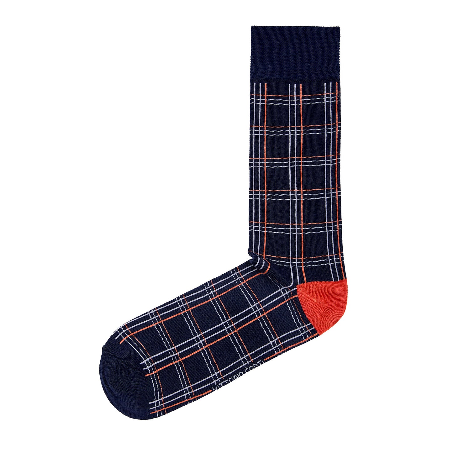 Calcetín de Moda Para Caballero Con Motivos De Cuadricula