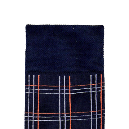 Calcetín de Moda Para Caballero Con Motivos De Cuadricula