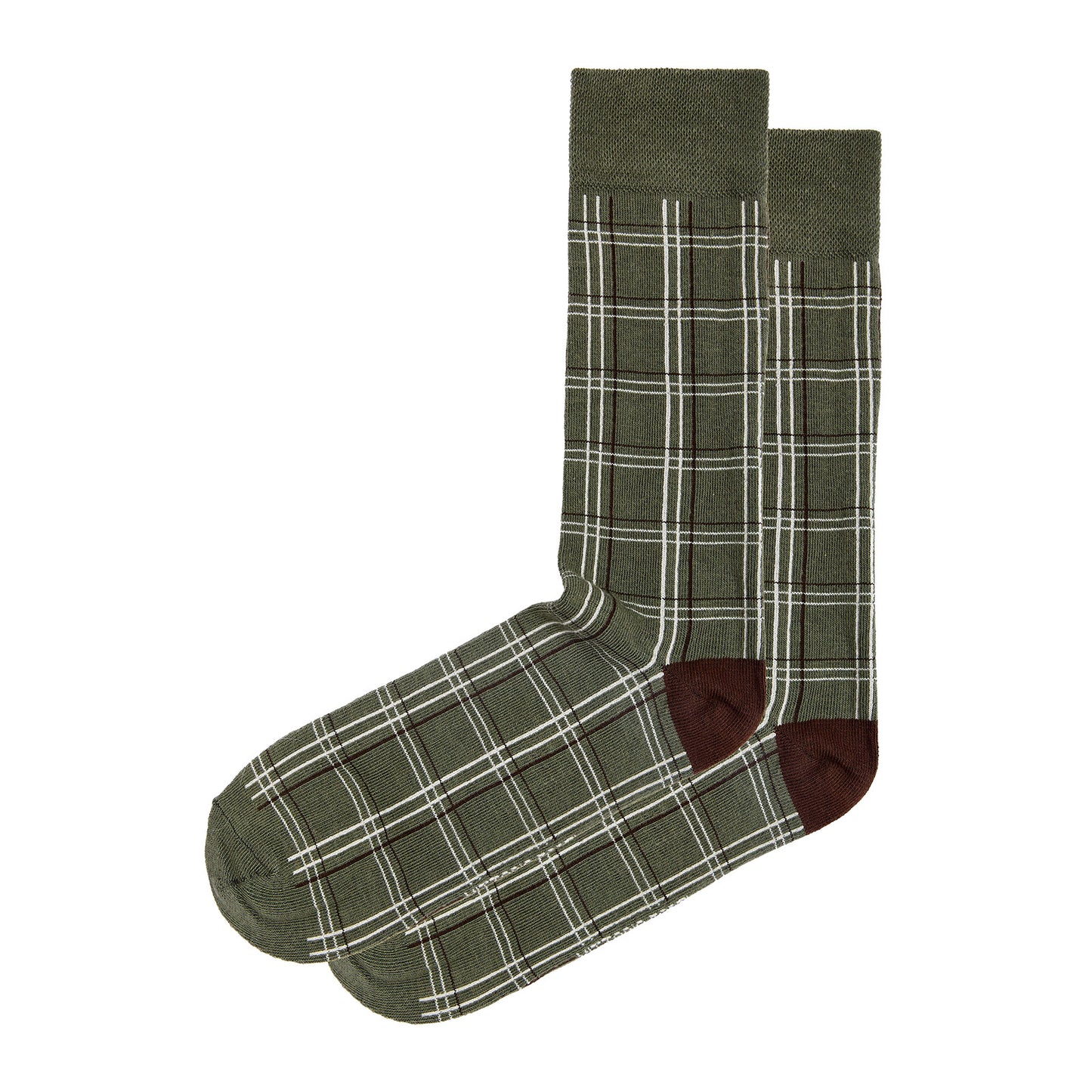 Calcetín de Moda Para Caballero Con Motivos De Cuadricula