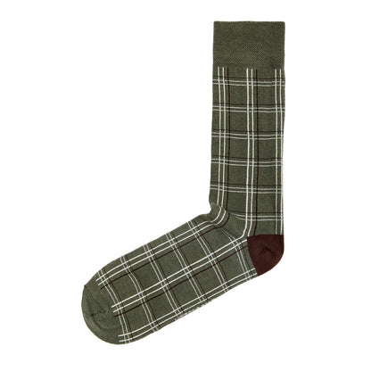 Calcetín de Moda Para Caballero Con Motivos De Cuadricula