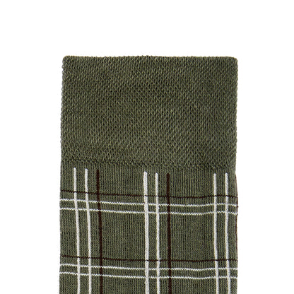 Calcetín de Moda Para Caballero Con Motivos De Cuadricula