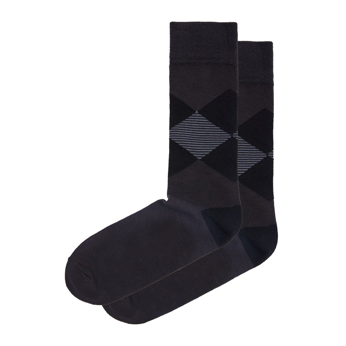 Calcetín de Moda Para Caballero Con Motivos De Rombos