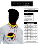Guía de tallas camisa formal de caballero