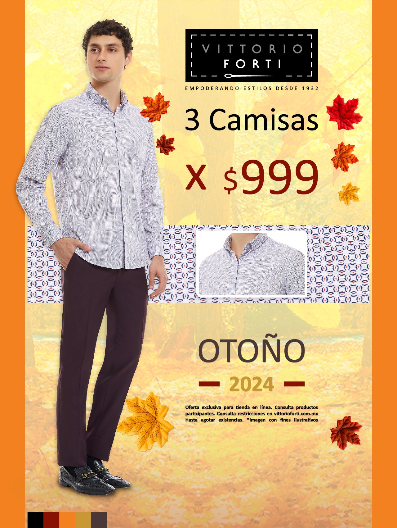 Vittorio Forti moda para caballero Ropa Formal y Casual