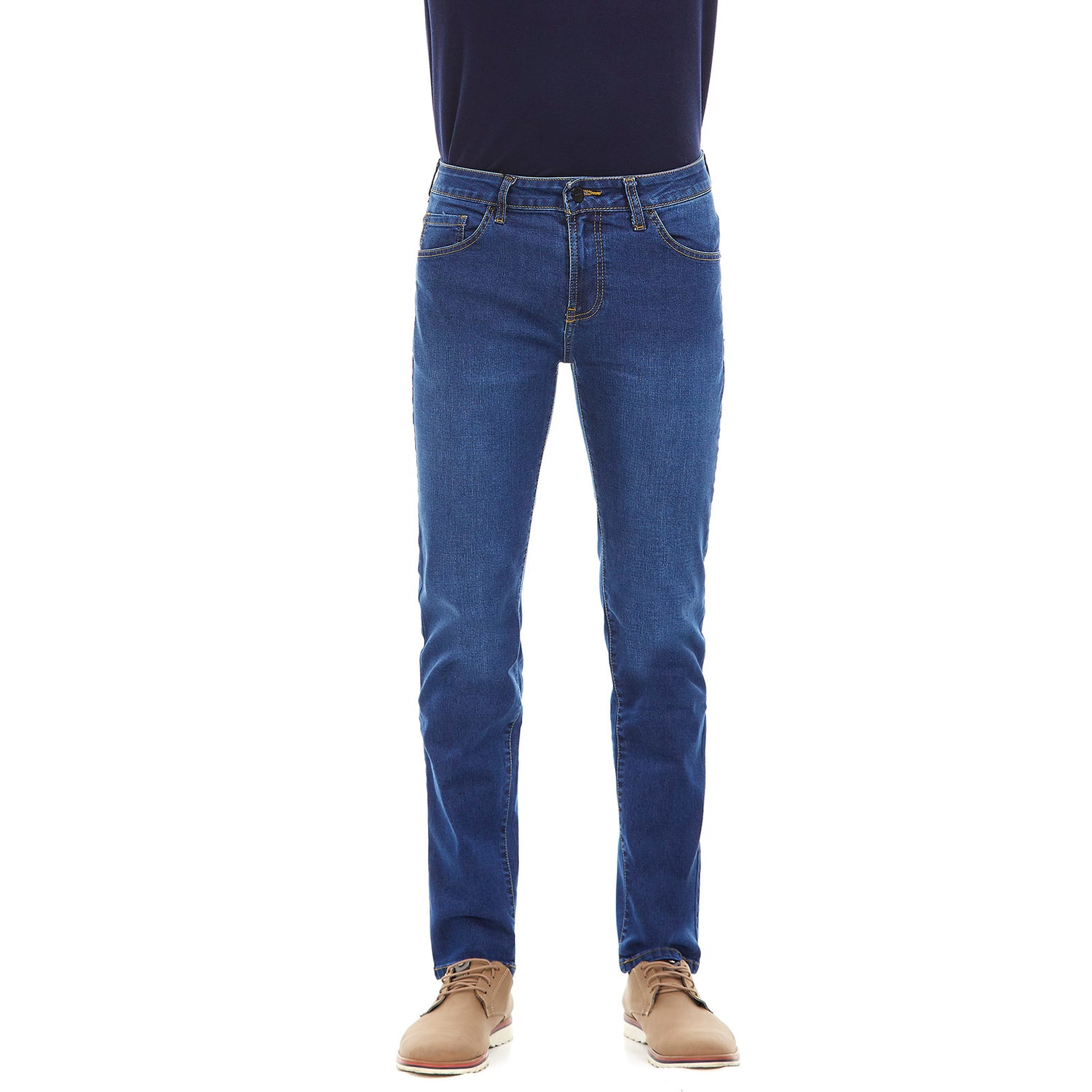 Jeans casual con rinse Corte Regular