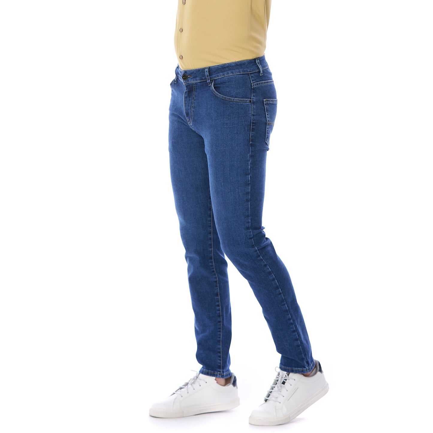 Jeans Regular Fit Para Hombre Stone Medio