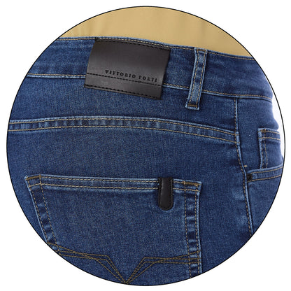 Jeans Regular Fit Para Hombre Stone Medio