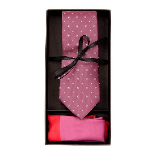 Kit De Corbata Y Pañuelo Para Caballero