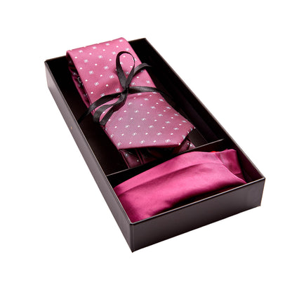 Kit De Corbata Y Pañuelo Para Caballero