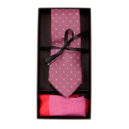 Kit De Corbata Y Pañuelo Para Caballero