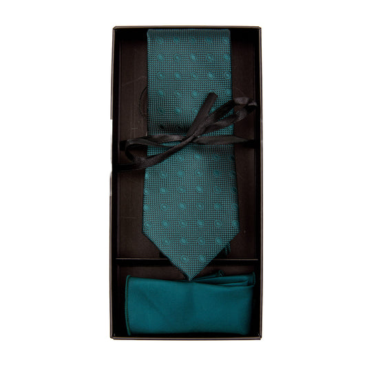 Kit De Corbata Y Pañuelo Para Caballero