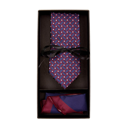 Kit De Corbata Y Pañuelo Para Caballero