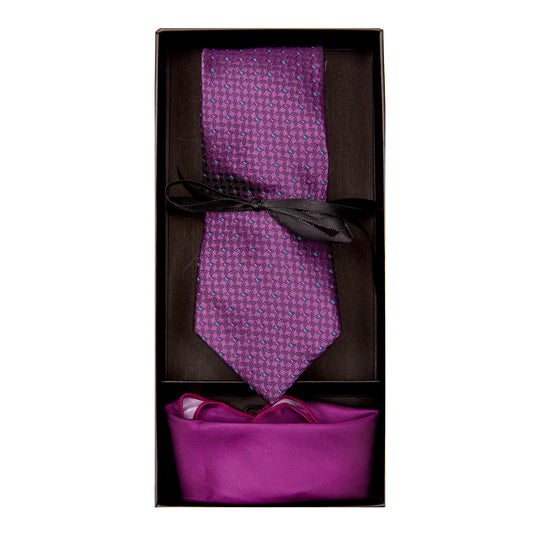Kit De Corbata Y Pañuelo Para Caballero