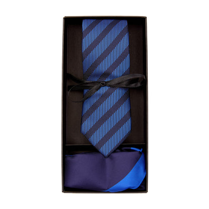 Kit De Corbata Y Pañuelo Para Caballero