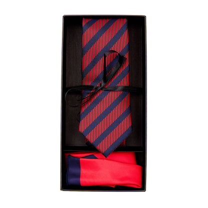 Kit De Corbata Y Pañuelo Para Caballero