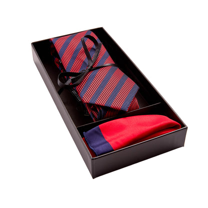 Kit De Corbata Y Pañuelo Para Caballero