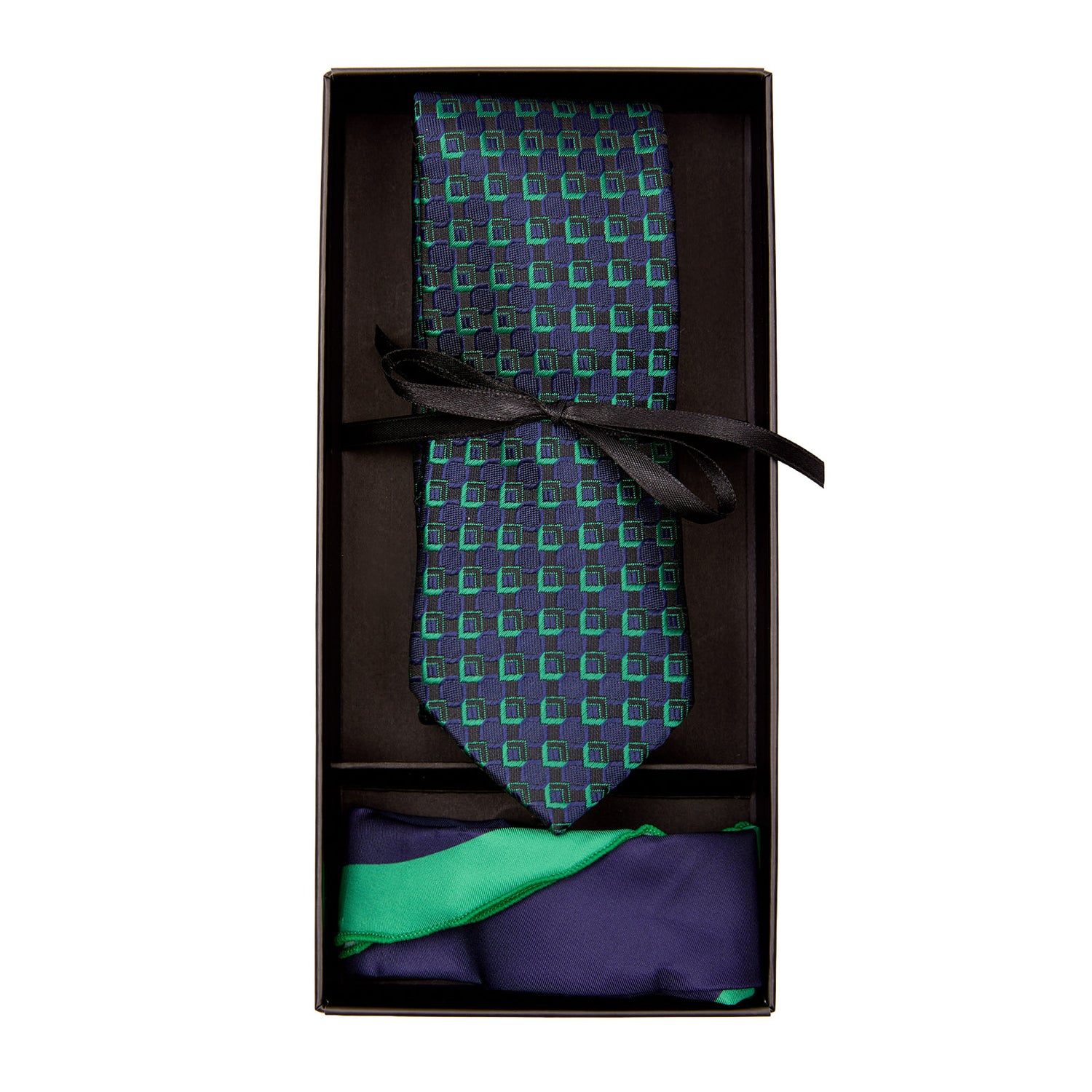Kit De Corbata Y Pañuelo Para Caballero