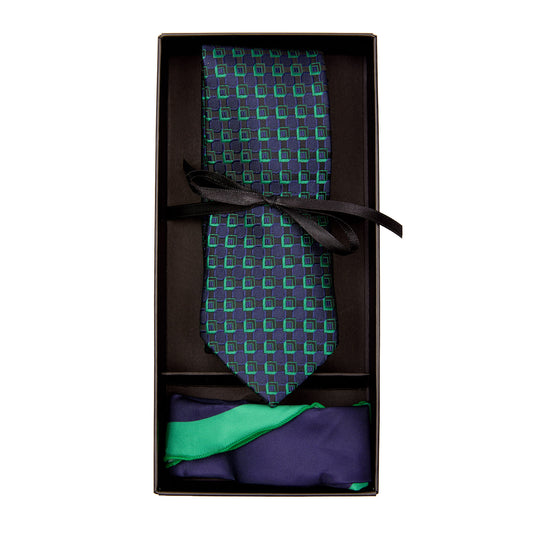 Kit De Corbata Y Pañuelo Para Caballero