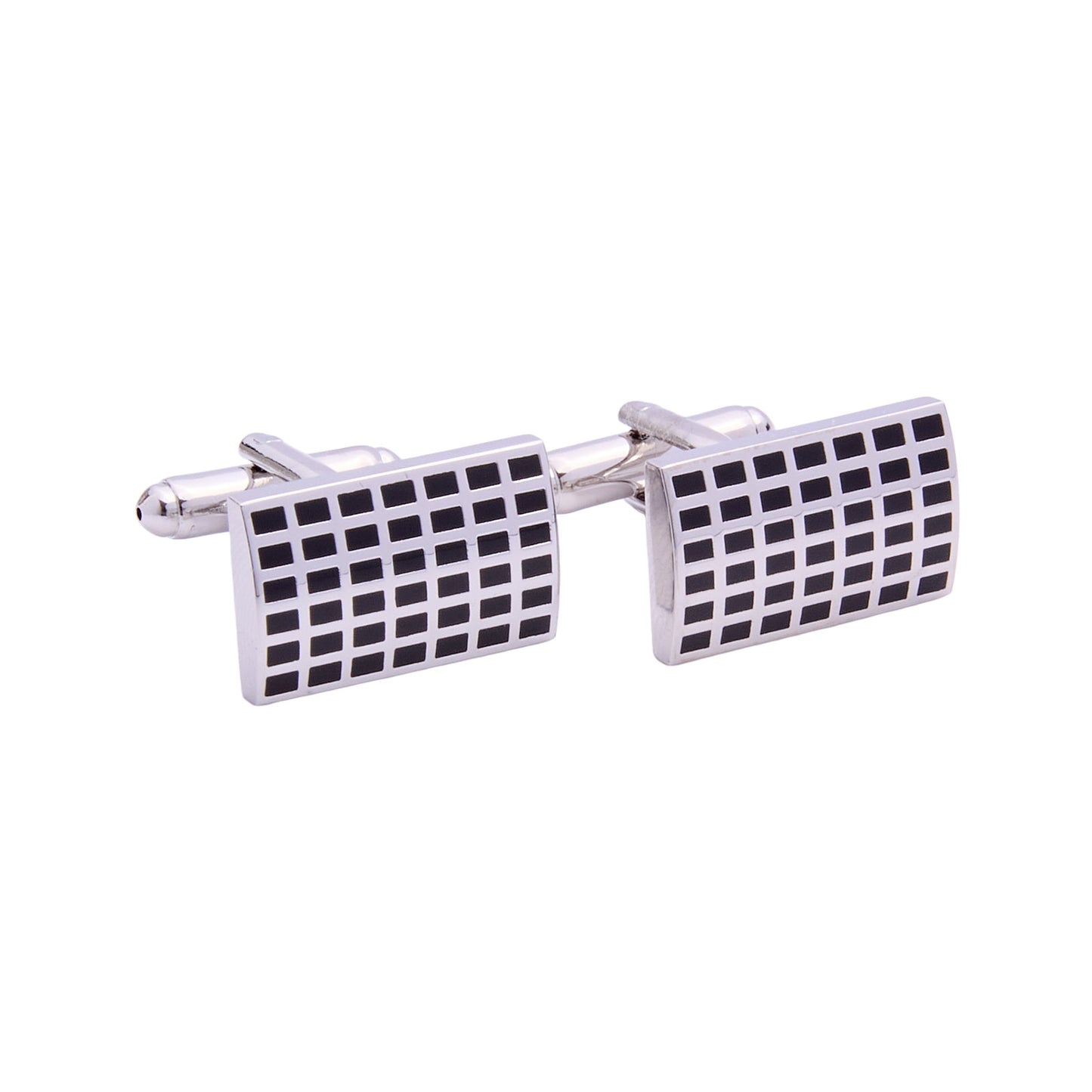 Kit De Mancuernillas Y Pisacorbata Para Caballero En Acero Inoxidable