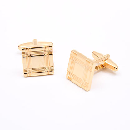 Kit de mancuernillas para puños y pisacorbata de acero inoxidable