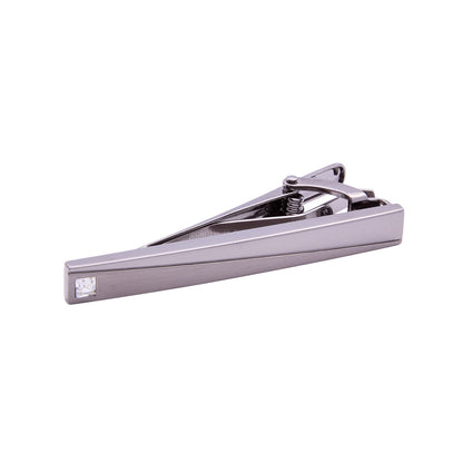 Kit De Mancuernillas Y Pisacorbata Para Caballero En Acero Inoxidable